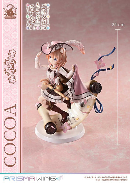 Is the Order a Rabbit? Bloom Prisma Wing PVC Statue 1/7 Cocoa 21 cm