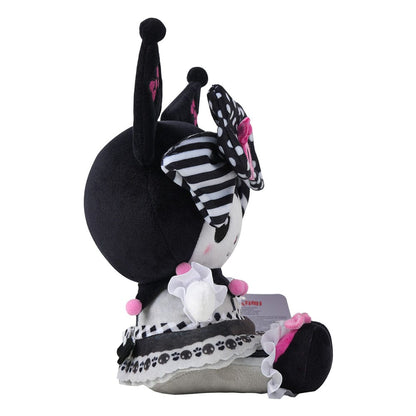 Sanrio Pink Black Party Series Plush Figure Kuromi M 17 cm
