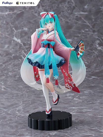 Hatsune Miku Statue Neo Tokyo Series Kimono 22 cm