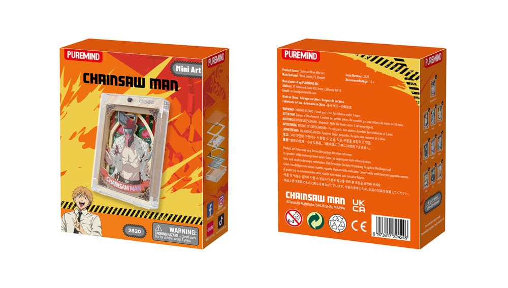 Chainsaw Man Mini Art Pins Blind Box Display (10)