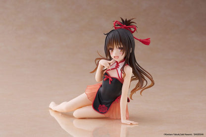 To Love-Ru Darkness PVC Statue Desktop Cute Figure Mikan Yuki Chinese Dress Ver. 13 cm