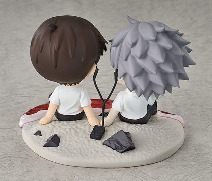 Rebuild of Evangelion Chibi Figure Shinji Ikari & Kaworu Nagisa 8 cm