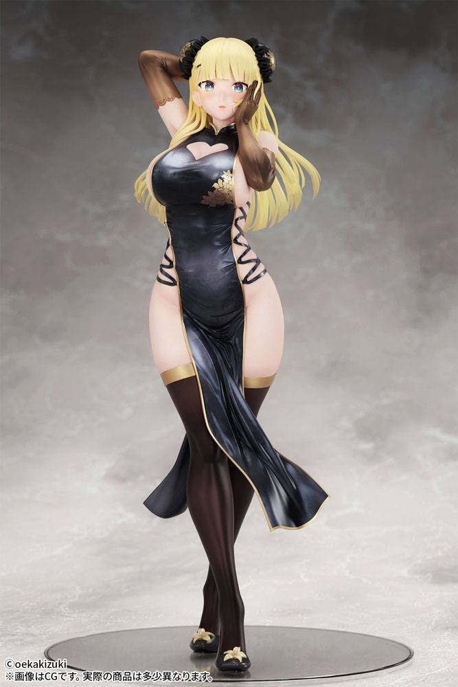 Original Character Statue 1/7 China Girl Black Ver. Illustrated by Oekakizuki 20 cm