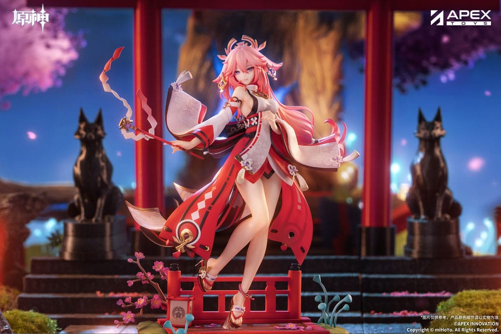 Genshin Impact PVC Statue 1/7 Yae Miko Astute Amusement Ver. 28 cm