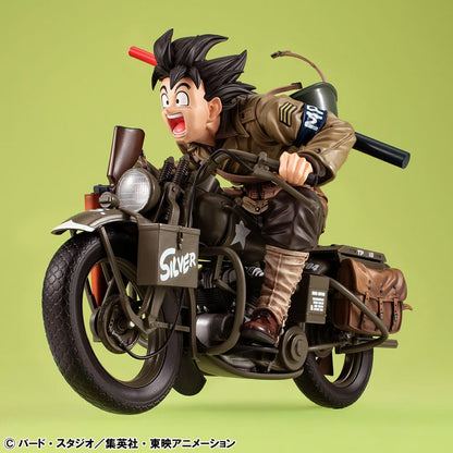 Dragonball Z 05 Desktop Real McCoy PVC Diorama Son Goku & Bike 18 cm