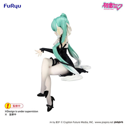 Hatsune Miku Noodle Stopper PVC Statue Flower Fairy White Rose 14 cm