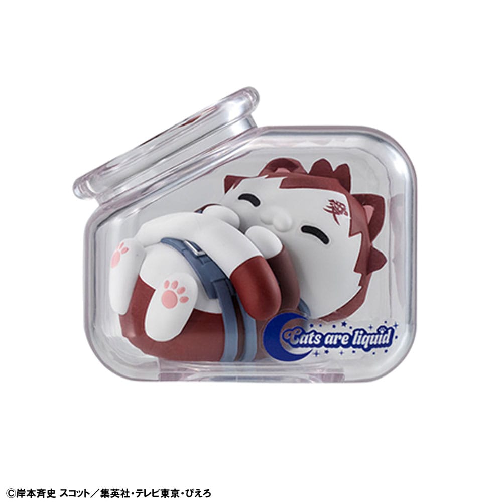 Naruto Shippuden Mega Cat Project Nyaruto! Trading Figures Good Night Nyaruto! 3 cm Assortment (8)