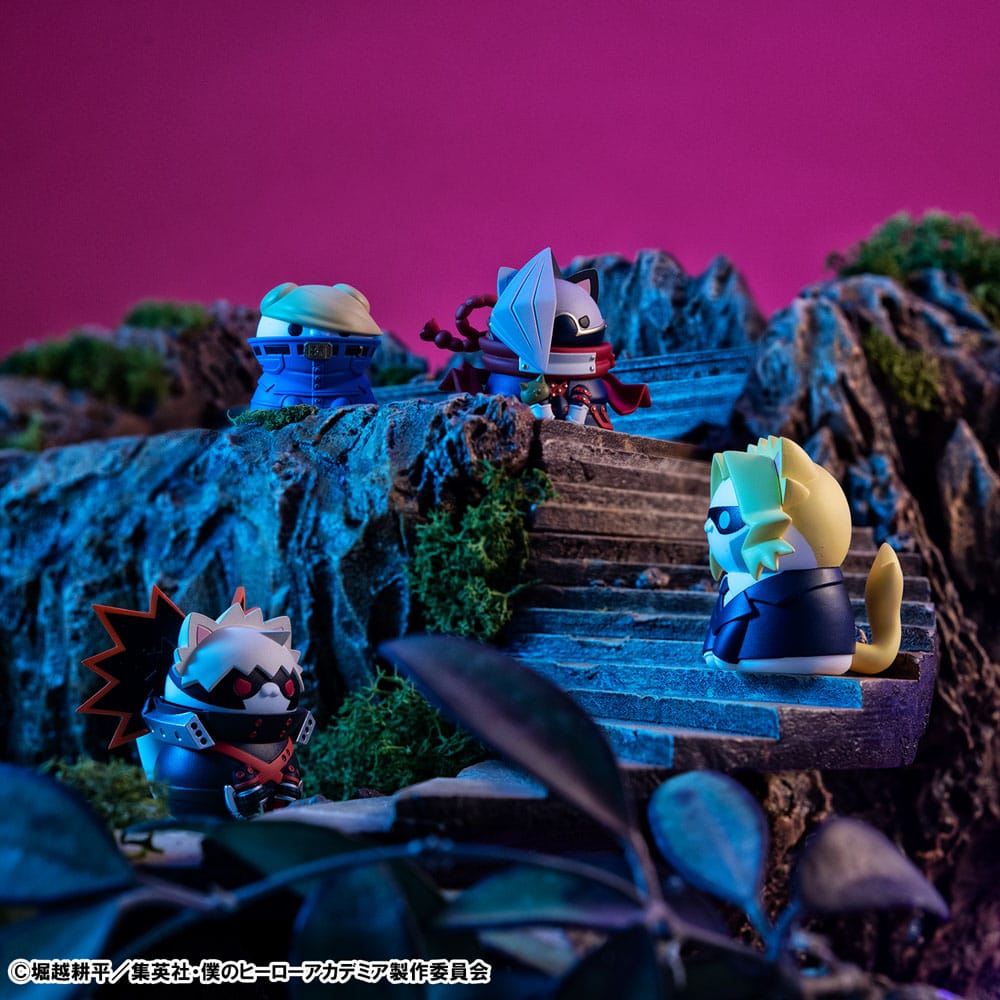 My Hero Academia Mega Cat Project Heroaca Cats No.02 3 cm Assortment (8)