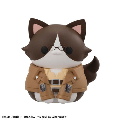 Attack on Titan Mega Cat Project Attack on Tinyan Trading Figures Gathering Scout Regiment danyan! 3 cm Assortment (8)