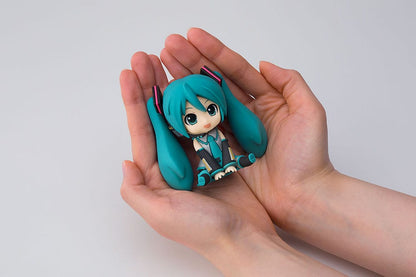 Character Vocal Series 01: Hatsune Miku Piapro Characters Rubber Mascot Nendroid Plus Mini Figure Hatsune Miku 8 cm