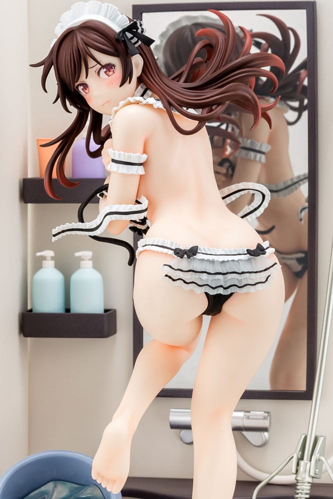 Rent-A-Girlfriend PVC Statue 1/6 Chizuru Mizuhara Maid Bikini de cleanup 24 cm