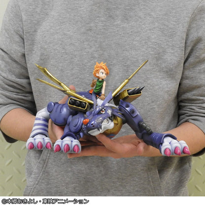 Digimon Adventure Precious G.E.M. Series PVC Statue Metal Garurumon & Ishida Yamato 30 cm