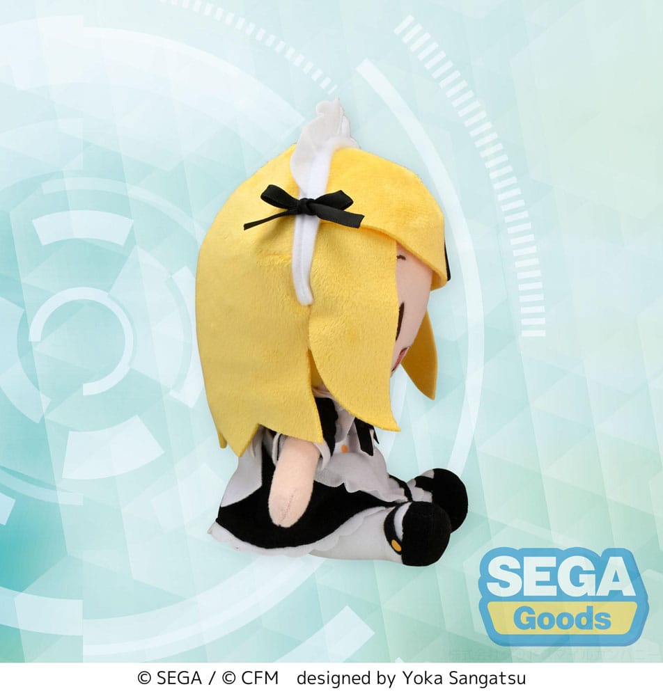 Hatsune Miku: Project DIVA Arcade Future Tone Fuwa Petit Plush Figure Kagamine Rin Maid Ver. (EX) 16 cm