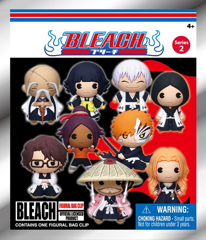 Bleach 3D PVC Bag Clips Series 2 Display (24)