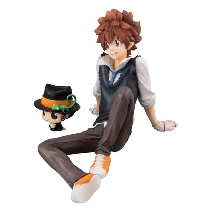 Katekyo Hitman Reborn! G.E.M. Series PVC Statue Tsuna & Reborn & Hibari & Hibird Palm Size Set 8 cm