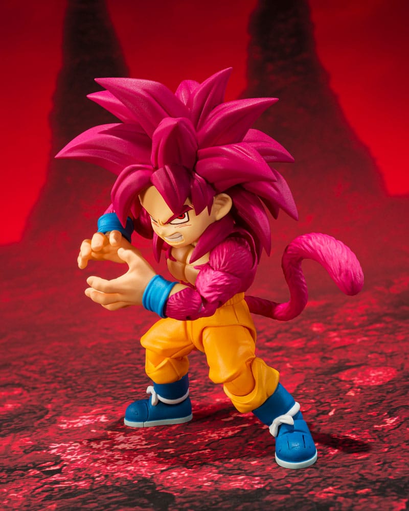 Dragon Ball Daima S.H.Figuarts Action Figure Super Saiyan Level 4 Son Goku (mini) 8 cm
