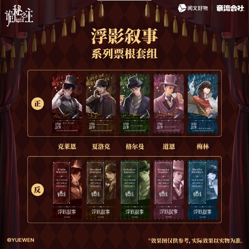 Lord of the Mysteries Blind Box Pin Badge Display (5)