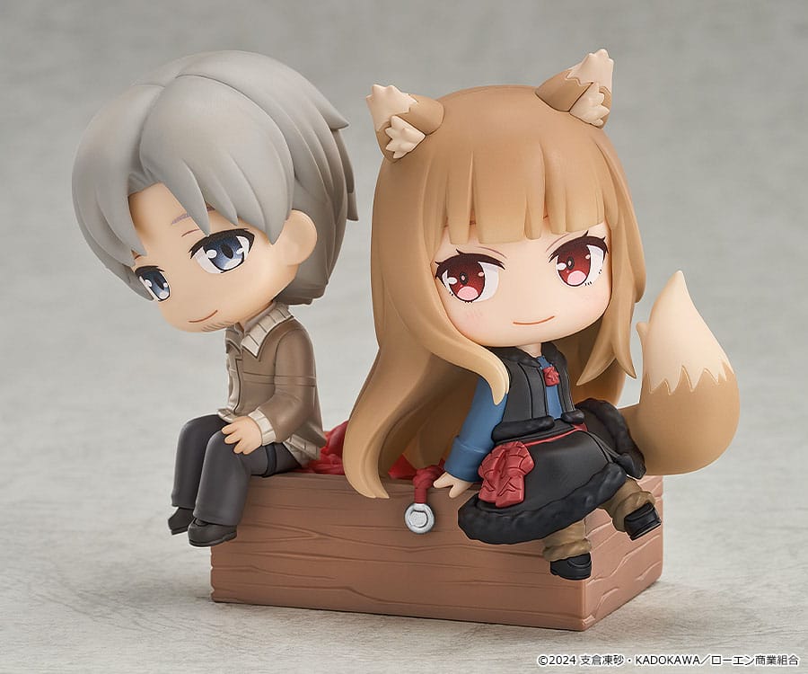 Spice and Wolf: Merchant Meets the Wise Wolf Mini Memory Mini Figure Lawrence & Holo 8 cm