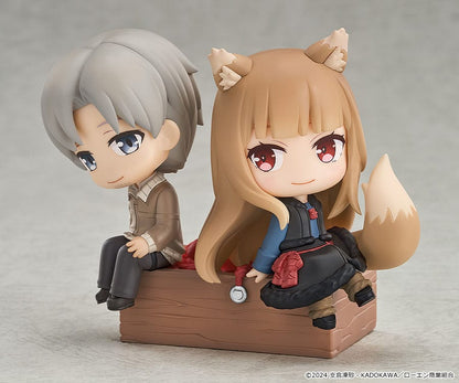 Spice and Wolf: Merchant Meets the Wise Wolf Mini Memory Mini Figure Lawrence & Holo 8 cm