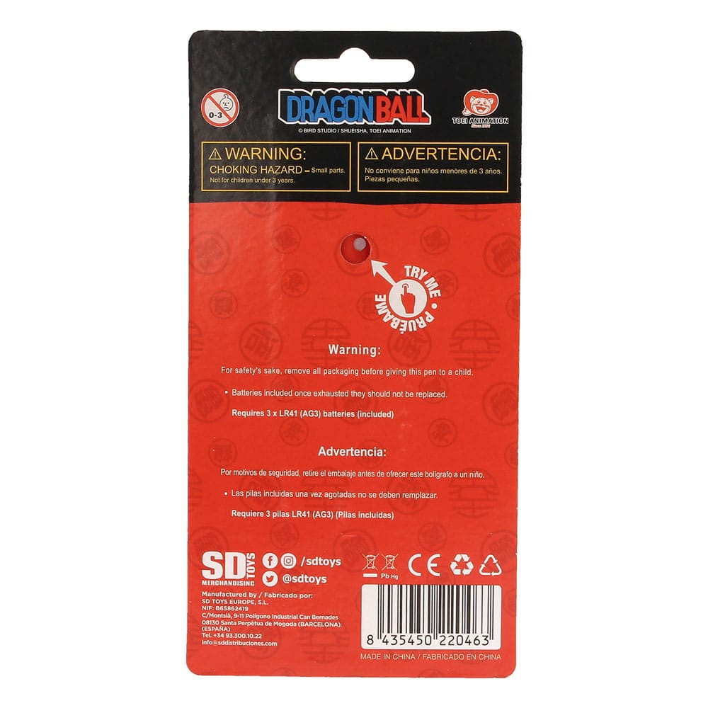 Dragon Ball Pen with Light Projector Goku Kid