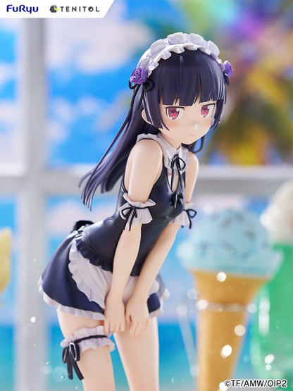 Ore no Imouto ga Konna ni Kawaii Wake ga Nai. Tenitol Tall PVC Statue Kuroneko swimsuits maid Ver. 27 cm
