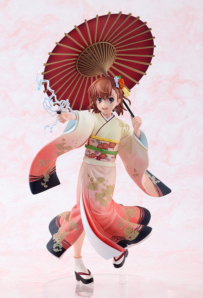 A Certain Scientific Railgun T Statue 1/7 Mikoto Misaka Furisode Kimono Ver. 28 cm