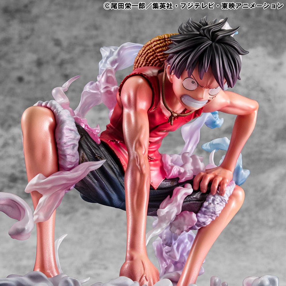 One Piece P.O.P PVC Statue Monkey D. Luffy Gear 2 Limited Edition 19 cm