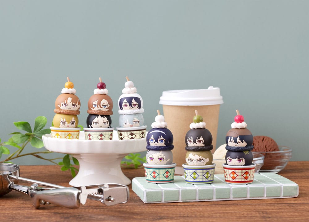 Bungo Stray Dogs Tsumichen Stack up & Change Trading Figure 6-Pack 8 cm (with gift)