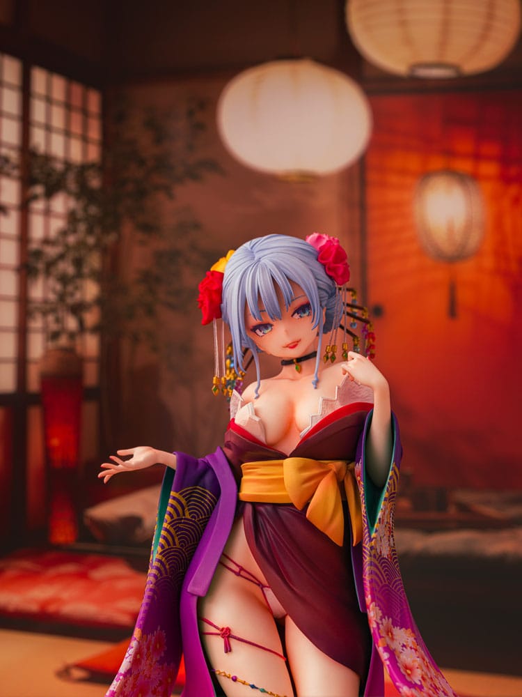 Original Character Statue 1/7 Shujuu Ecstasy Shion Oiran Ver. (Wholesome Ver.) 15 cm