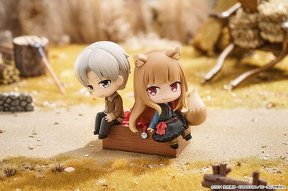Spice and Wolf: Merchant Meets the Wise Wolf Mini Memory Mini Figure Lawrence & Holo 8 cm