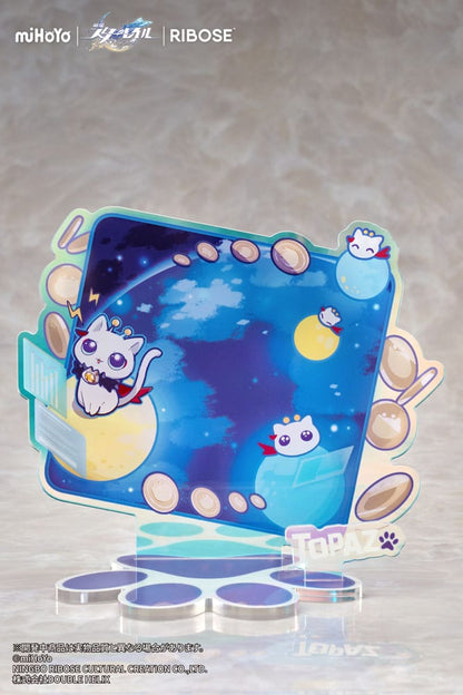 Honkai: Star Rail Rise Up Chibineko Series PVC Statue Topaz & Numby Ver. 18 cm