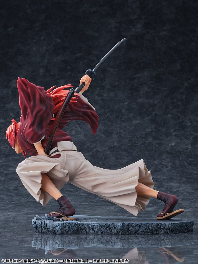 Rurouni Kenshin: Meiji Kenkaku Romantan Kyoto Douran PVC Statue 1/6 Kenshin Himura Dragon Flight of Heaven Ver. 26 cm