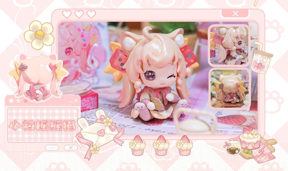 Original Character Trading Figures Cat Nizizi-Kitten Agency 7 cm Assortment (8)