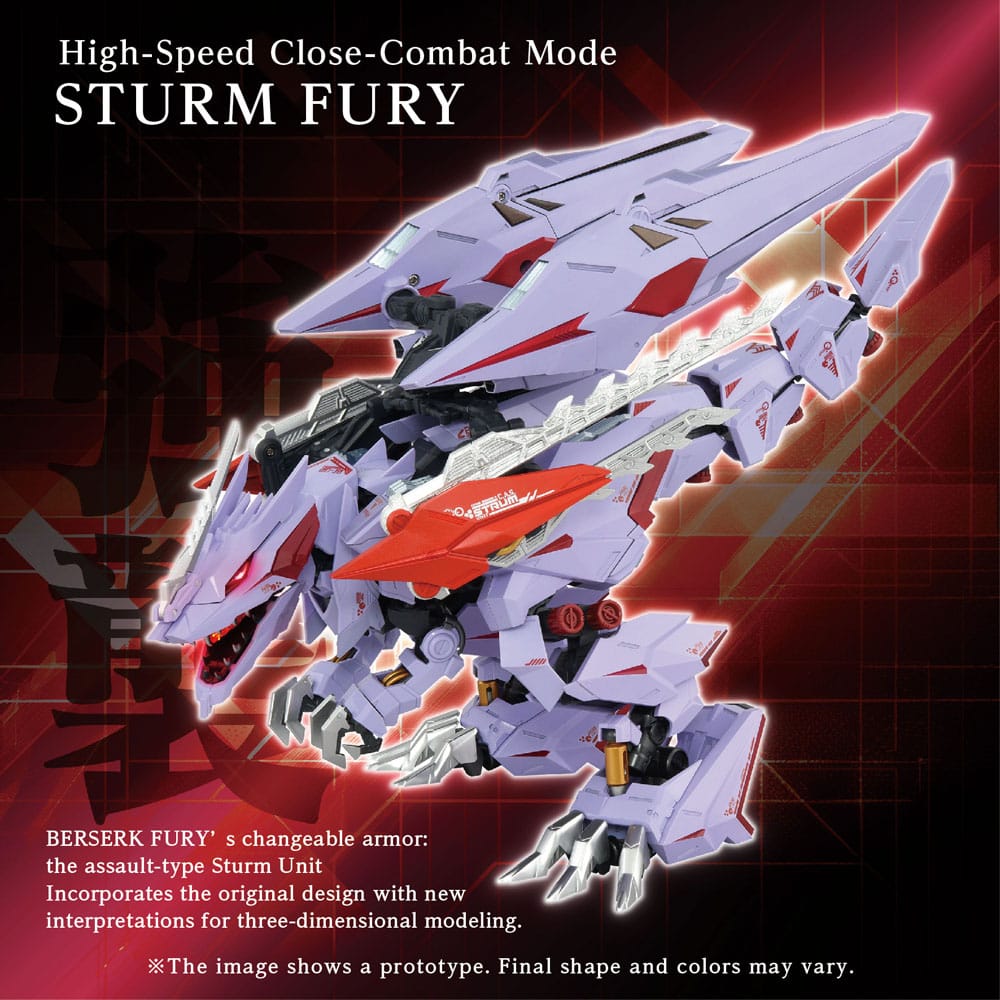 Zoids Model Kit Accesoory Set AM-Z01CP Berserk Fury Sturm & Jagd Unit