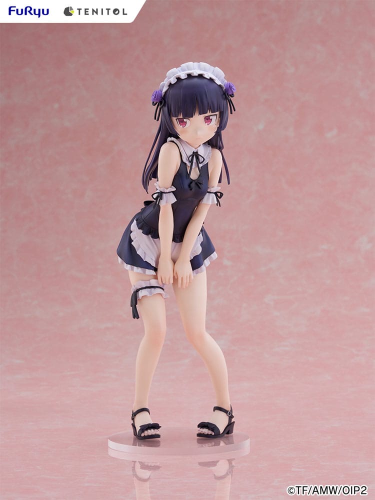 Ore no Imouto ga Konna ni Kawaii Wake ga Nai. Tenitol Tall PVC Statue Kuroneko swimsuits maid Ver. 27 cm