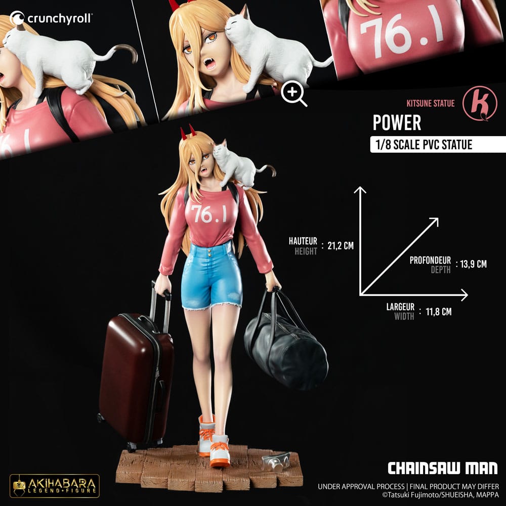 Chainsaw Man PVC Statue 1/8 Power 21 cm