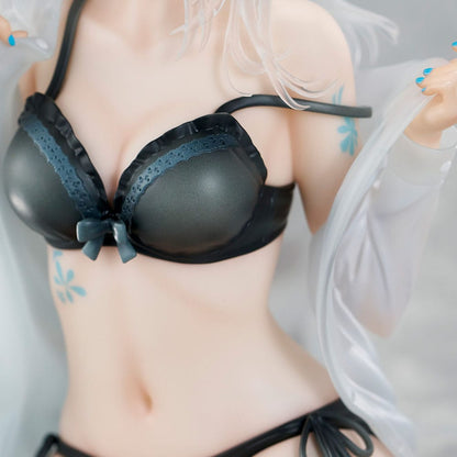 Original Character PVC Statue 1/7 Silver-Haired Girl Sky Blue Morning Special Outfit Ver. by Fuumi Illustration 16 cm