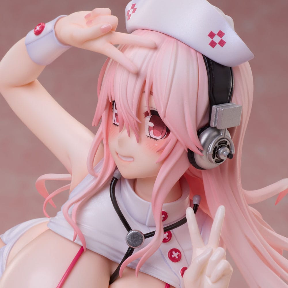 Super Sonico PVC Statue 1/6 Super Sonico Nurse Bikini Ver. 22 cm
