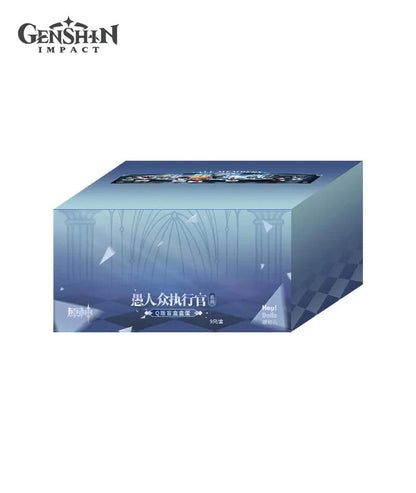 Genshin Impact Mini Figures Fatui Harbingers Chibi Design 7 cm Blind Box Display (9)