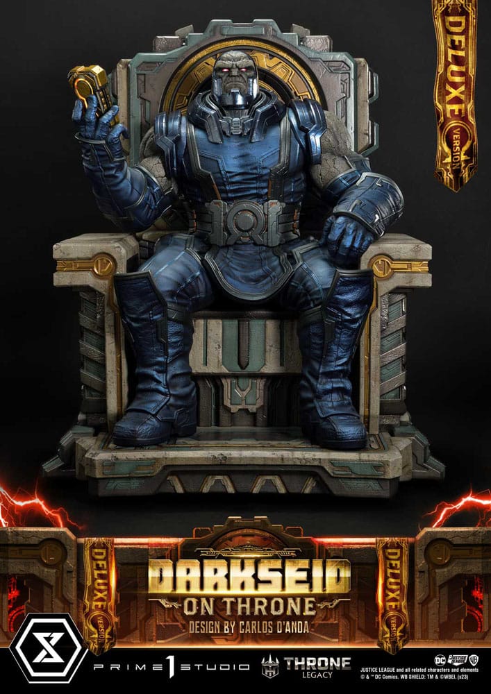 Throne Legacy Series Statue 1/4 Justice League (Comics) Darkseid on Throne Design by Carlos D'Anda Deluxe Bonus Version 65 cm