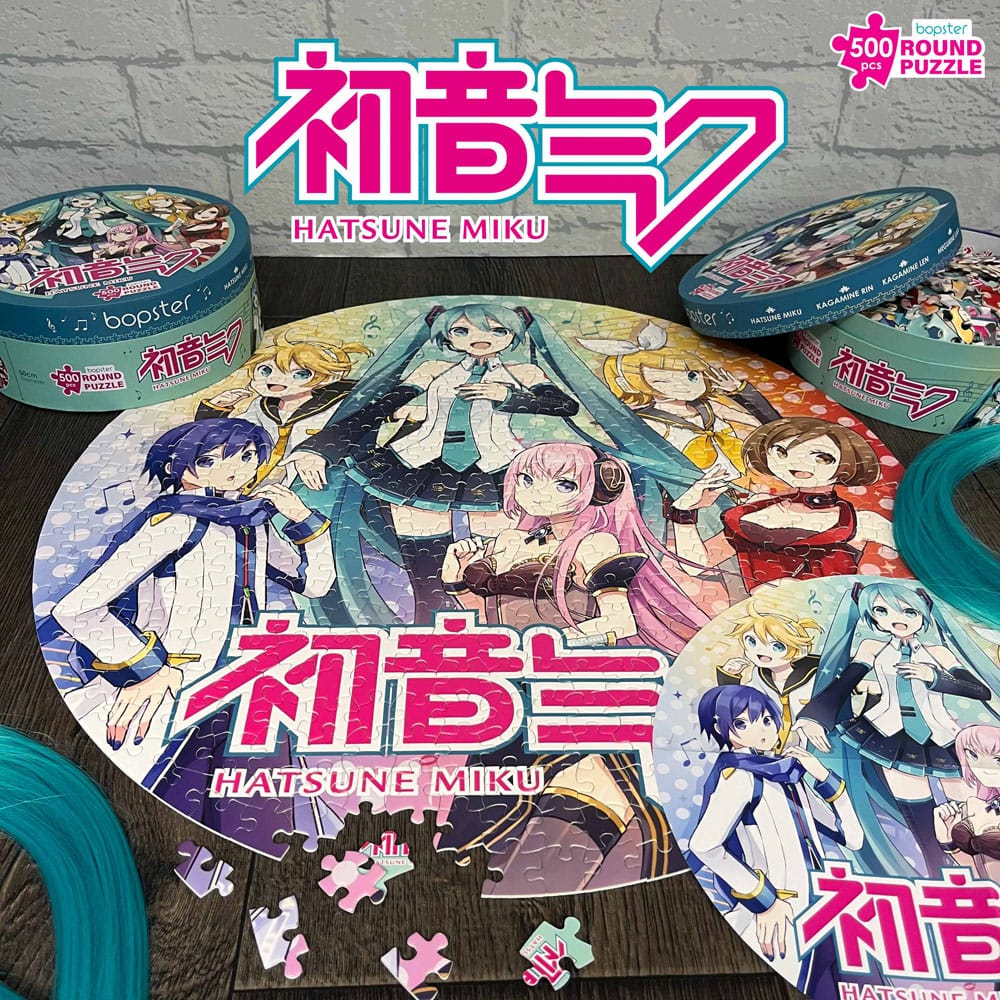 Hatsune Miku Jigsaw Puzzle Round 500 pieces