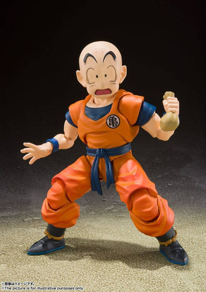 Dragon Ball Z S.H. Figuarts Action Figure Krillin-Earth's Strongest Man 12 cm