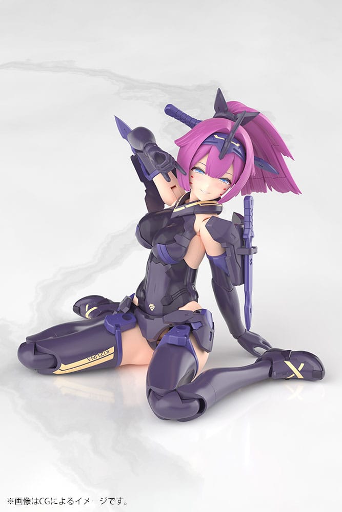Megami Device Plastic Model Kit 1/1 Asra Archer Kizuna Shadow Edition Full Package 14 cm