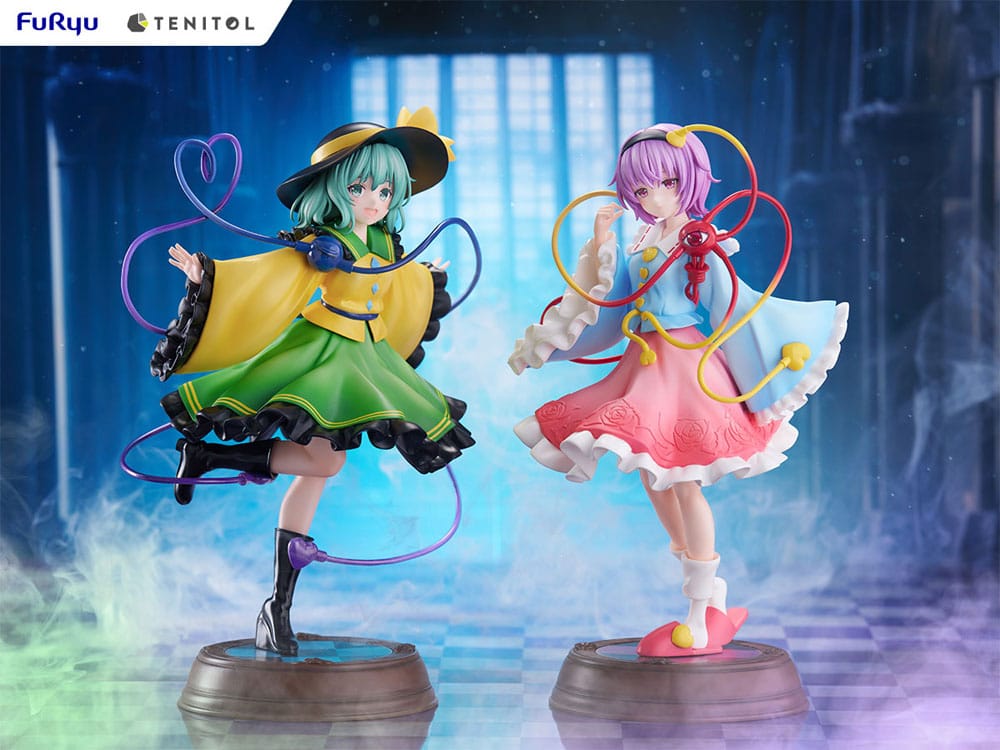 Touhou Project Tenitol PVC Statue Koishi Komeiji & Satori Komeiji 22 cm