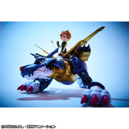 Digimon Adventure Precious G.E.M. Series PVC Statue Metal Garurumon & Ishida Yamato 30 cm