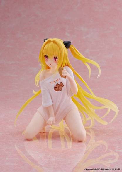 To Love-Ru Darkness PVC Statue Desktop Cute Figure Golden Darkness Roomwear Ver. 13 cm