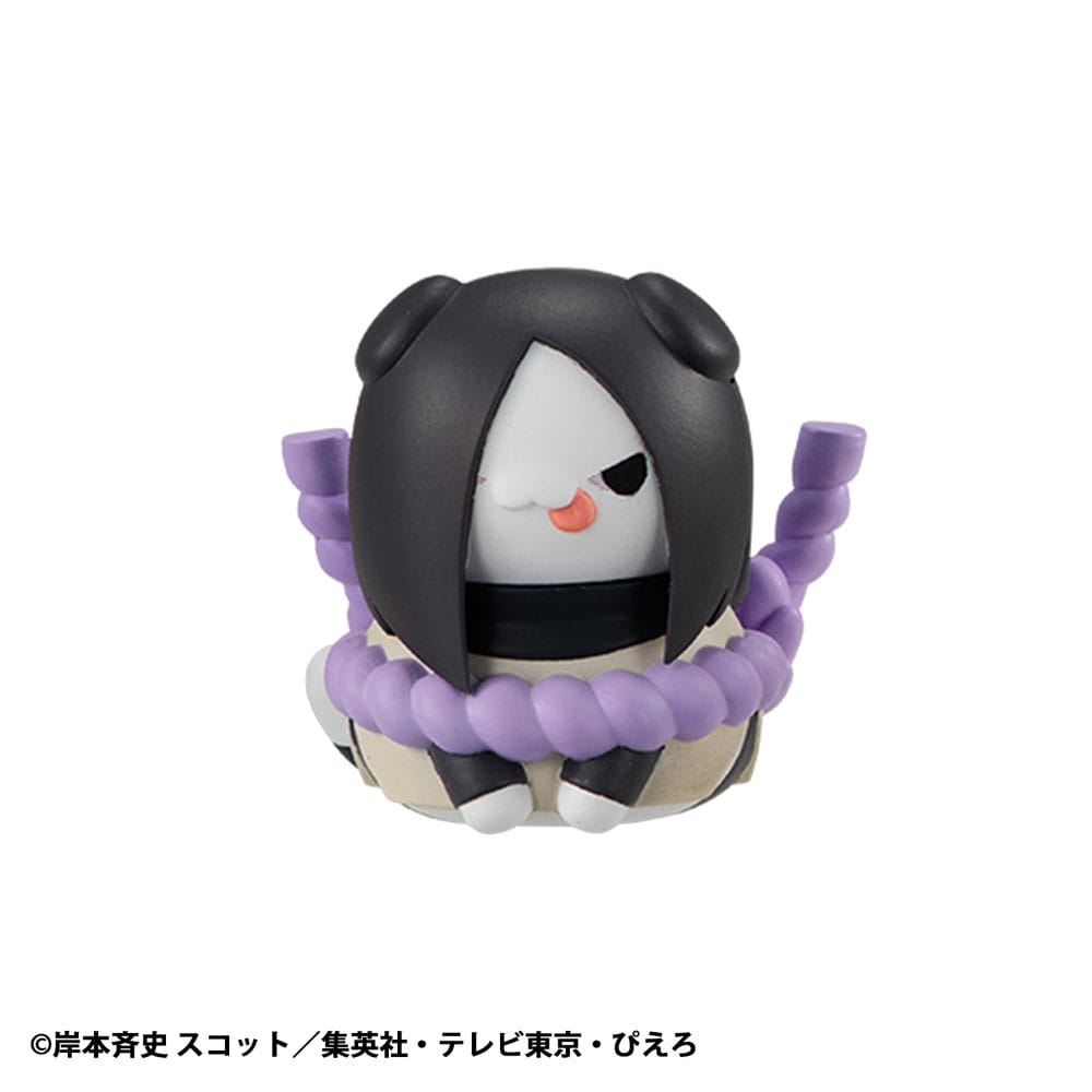 Naruto Shippuden Mega Cat Project Nyaruto! Trading Figures Come here Sasuke-kun 3 cm Assortment (8)