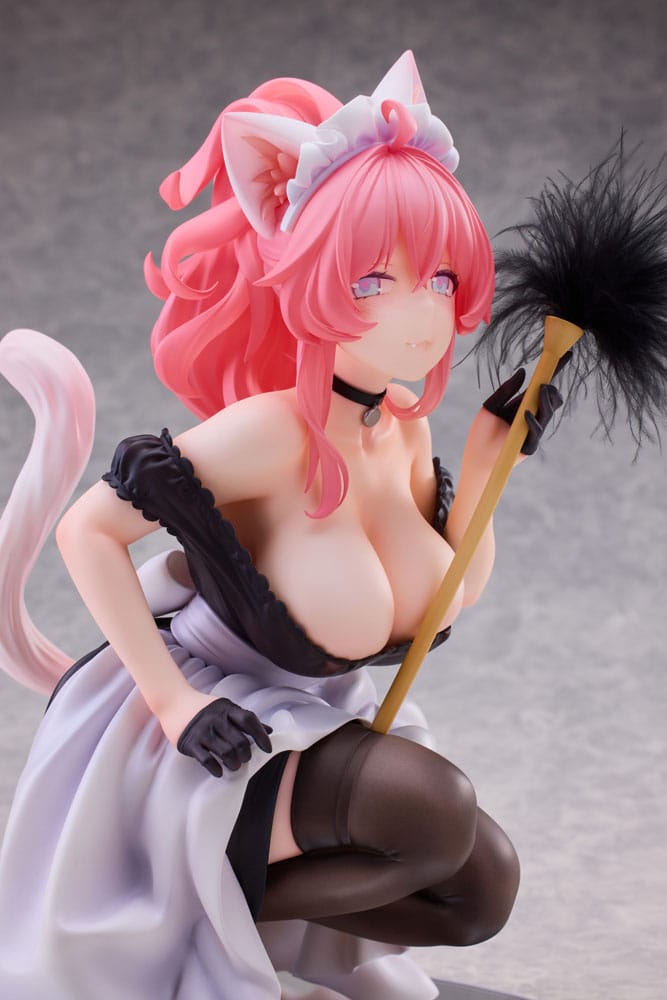 Original Character PVC Statue 1/4 Cat´s Thought Maid Cat Mochan 24 cm