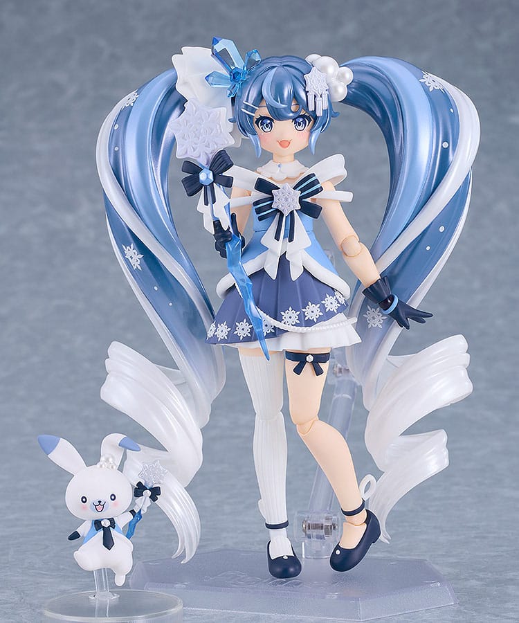 Character Vocal Series 01: Hatsune Miku Figma Action Figure Snow Miku: Crystal Snow Ver. 13 cm