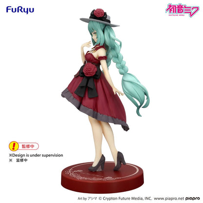 Hatsune Miku Trio-Try-iT PVC Statue Hatsune Miku Outing Dress Red Color Ver. 19 cm